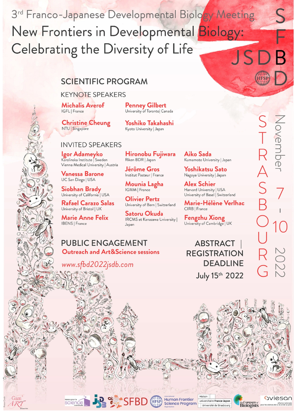 3rd FRANCOJAPANESE Developmental Biology Meeting News & Events