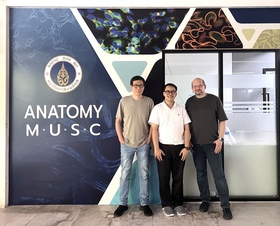 Dr. Guojun Sheng from IRCMS visited Dr. Sittipon Intarapat (Department of Anatomy, Mahidol University) on April 19th, 2024