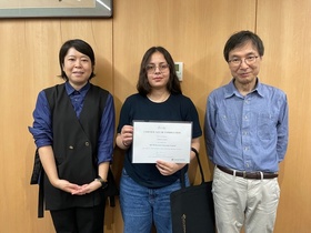 Ms. Asmin Mizrak (Middele East Technical University) has completed the IRCMS Research Internship Program